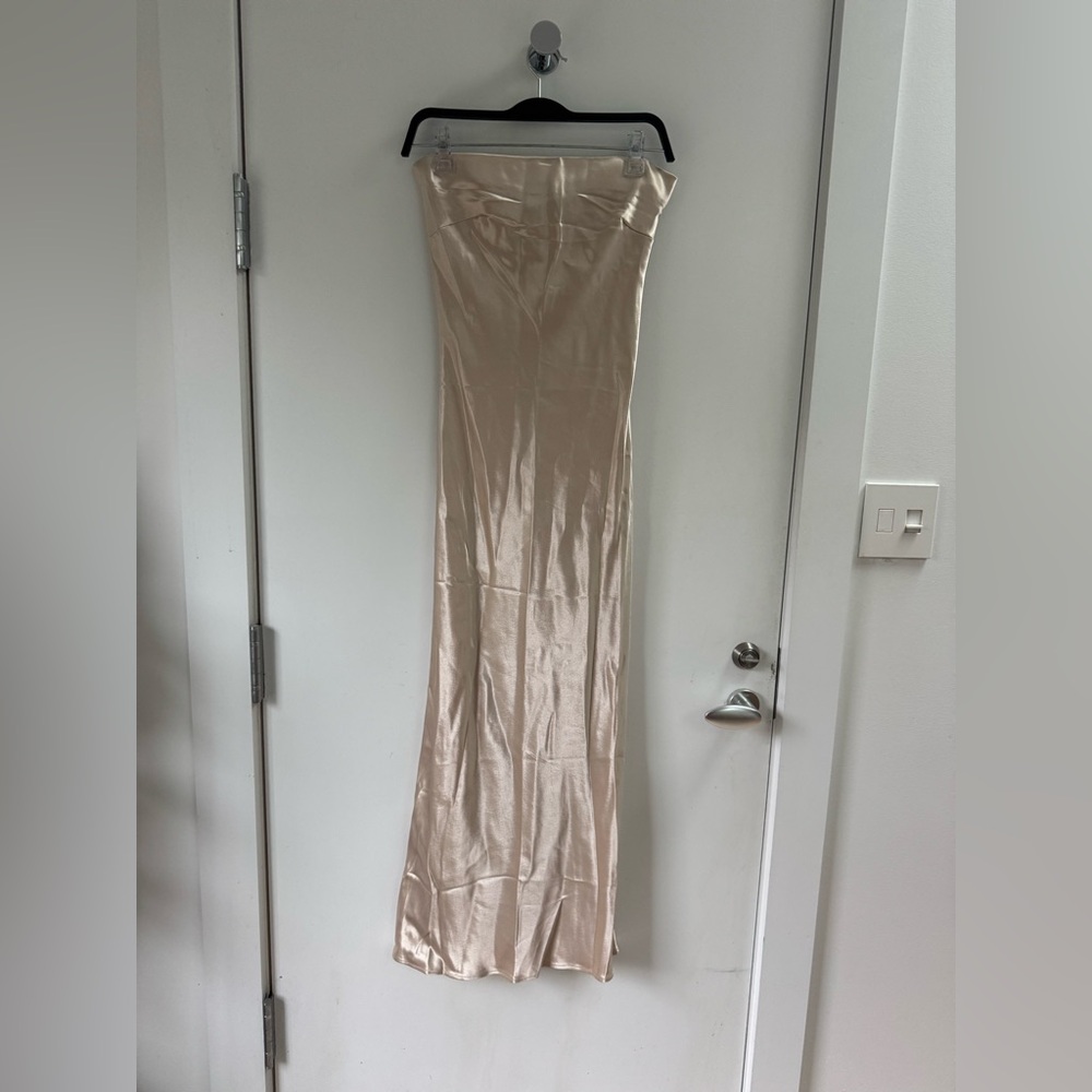 RESA Anna sleeveless midi dress in champagne - small NWT - Picture 3 of 4